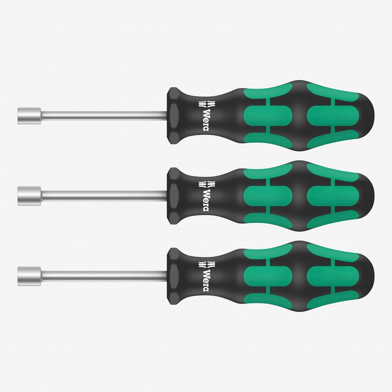 Wera 134275 HO/3 Kraftform Plus Sanitary Nut Driver Set, 3 Pieces
