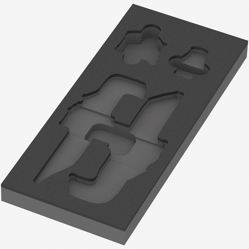 Wera 137340 Foam Insert L-key Set 1, Empty