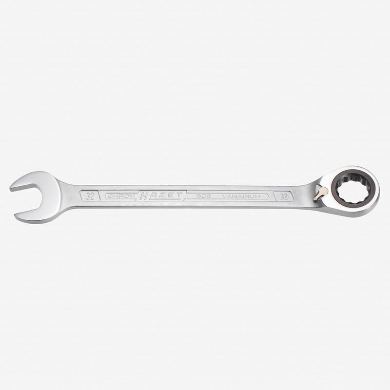 Hazet 606-32 Ratcheting combination wrench 32mm
