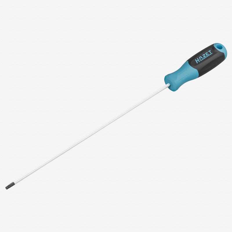 Hazet 811LG-T20 Extra Long Torx Screwdriver with 3K Handle, 250 mm