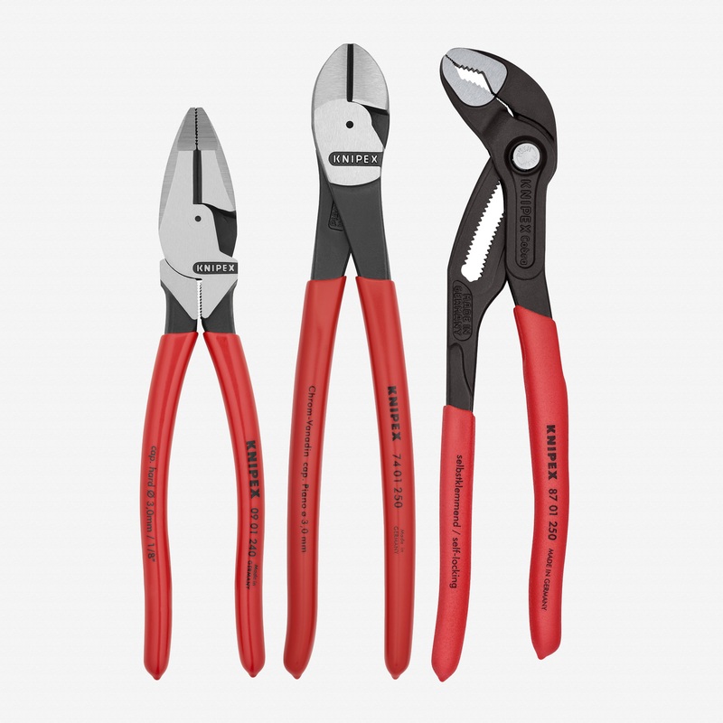Knipex Pro Pliers Set, 3 Pieces