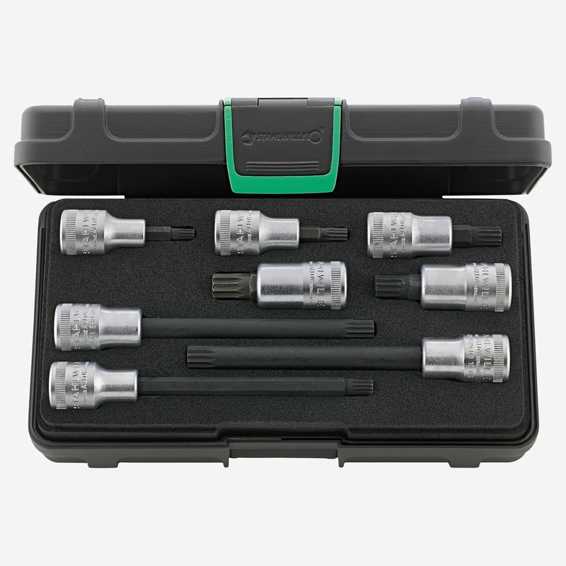 Stahlwille 3054X/54X/8 XZN Socket Set, 1/2" Drive, M8-M14, 8 Pieces