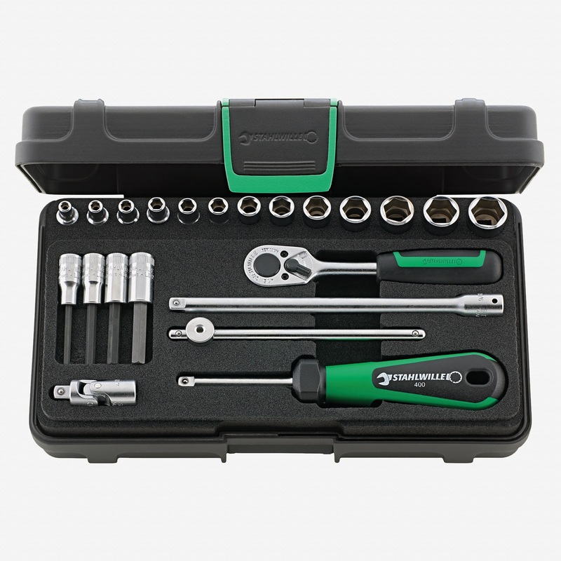Stahlwille 40/44/17/5 Socket Set 1/4" Drive, Metric, 3.5-13 mm, 22 Pieces