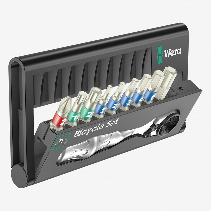 Wera 004177 Stainless Bit Bicycle Set 9, 10 Pieces