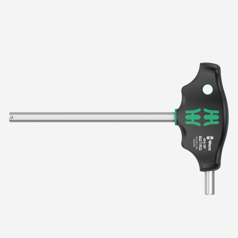 Wera 023352 Metric Hex-Plus T-handle with Holding Function, 8.0 x 150mm