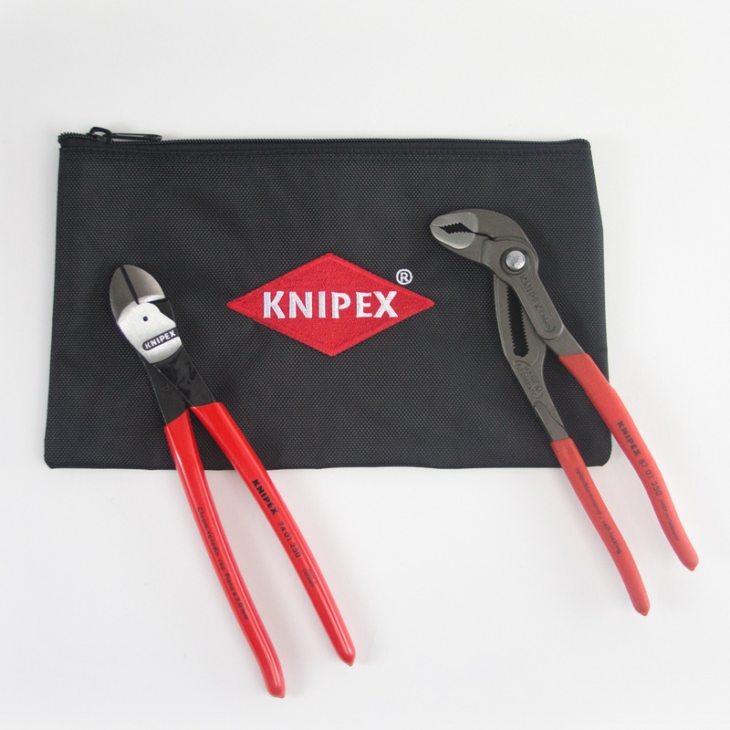Knipex 2 Piece Pliers Set with Pouch