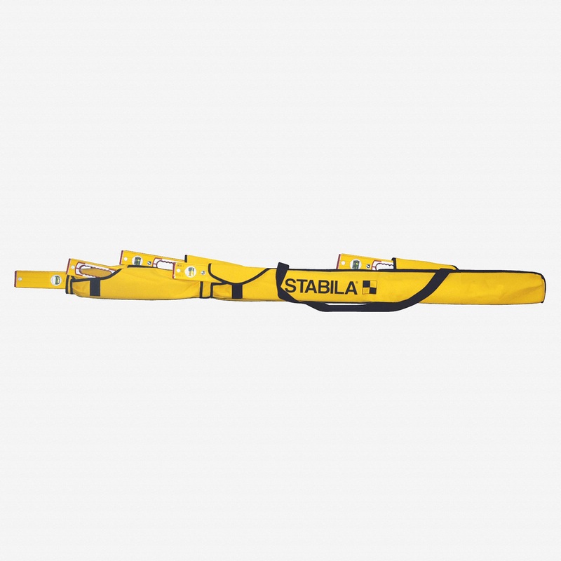 Stabila Level Carrying Case with 6 pockets, 78"/48"/32"/24"/16"/10" Torpedo