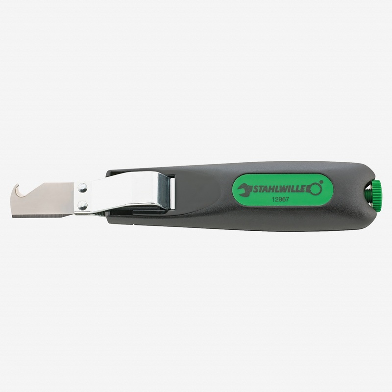 Stahlwille 12967 Wire Stripping Knife with Hooked Blade