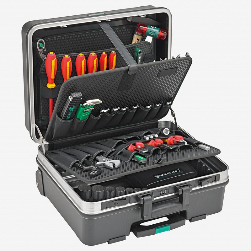 Stahlwille 13302/88 VDE Insulated Tool Set in Mobile Hardshell Case, 88 Pieces