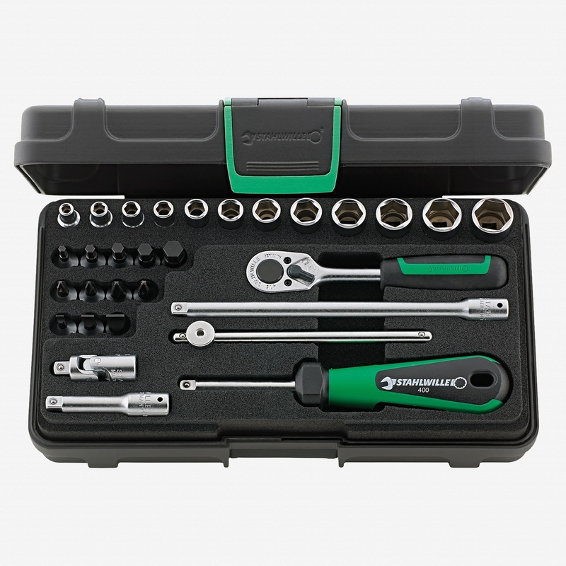 Stahlwille 40/24/6 Socket Set, 1/4" Drive, 4-14mm, 30 Pieces