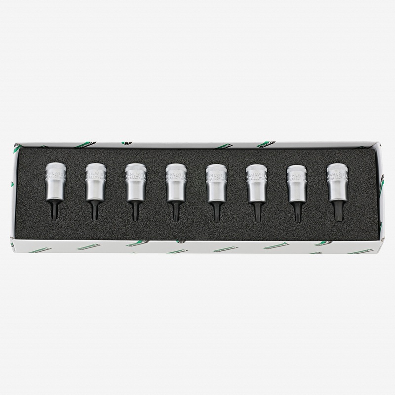 Stahlwille 49TX/8 Internal Torx Socket Set, 3/8" Drive, T9-T40, 8 Pieces