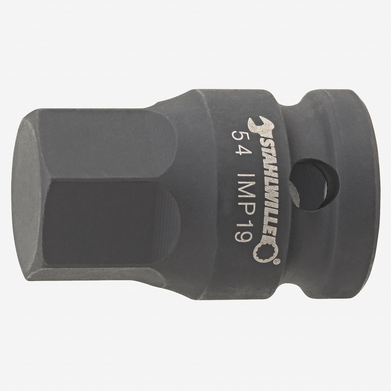 Stahlwille 54IMP Hex Impact Socket, 1/2" Drive, 12 mm