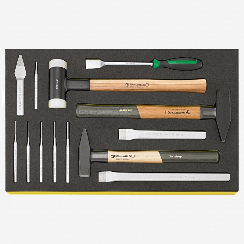 Stahlwille TCS 102-108/10959/10961/12718/13 Striking Tool Set, 13 Pieces