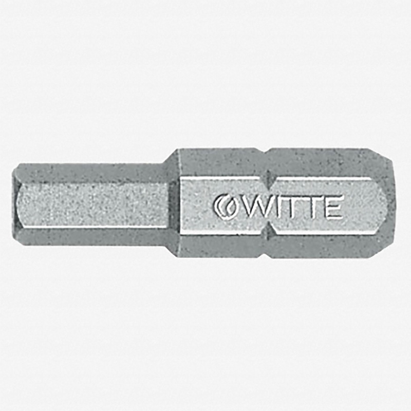 Witte Pro Hex Bit, 5/16" Drive, 10 x 30mm
