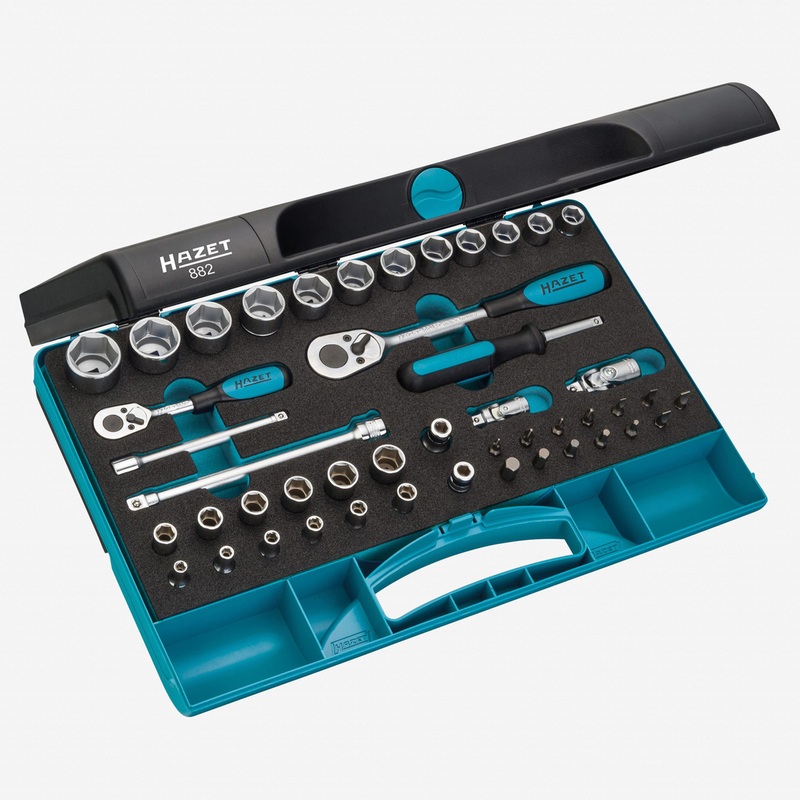 Hazet 882 46 Pc 1/4" and 3/8" Socket Set