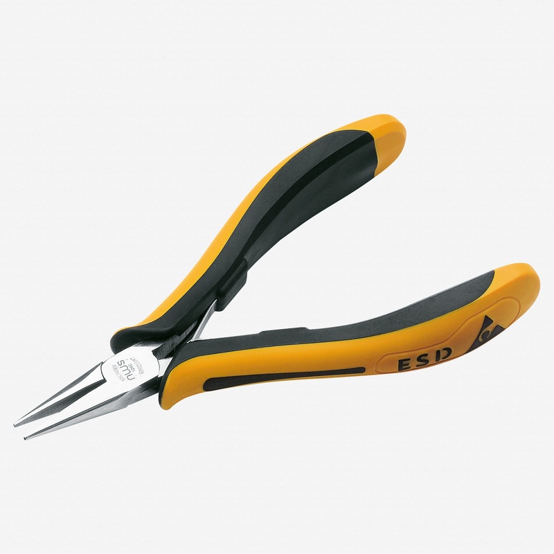 NWS 4.75" Chain Nose Pliers ESD - SoftGripp