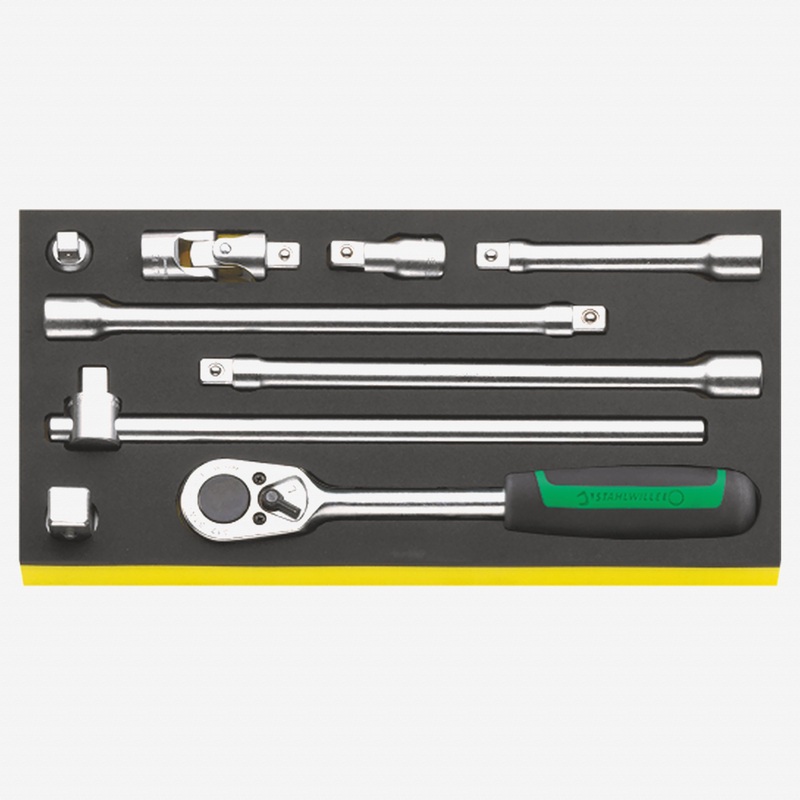 Stahlwille TCS 1/2-512/9 1/2" tools in TCS inlay