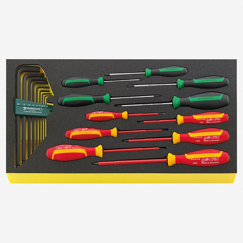Stahlwille TCS WT 4650-4665-1 Screwdrehersatz DRALL+ 20 tlg. in TCS Einlage