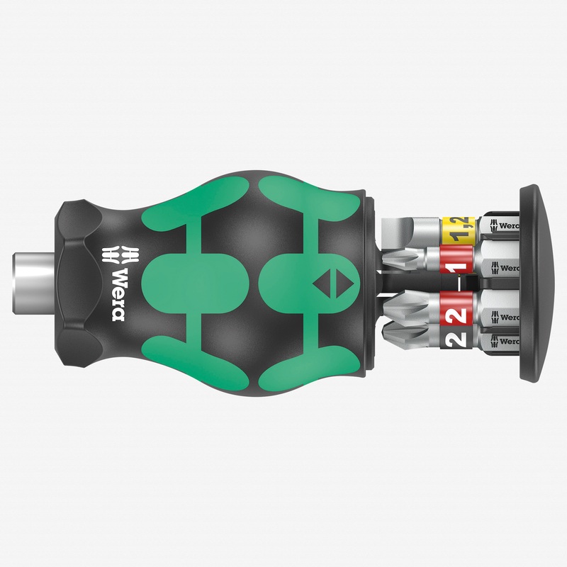 Wera 008874 Kraftform Kompakt Stubby 2 with PH/PZ/SL Bit Storage