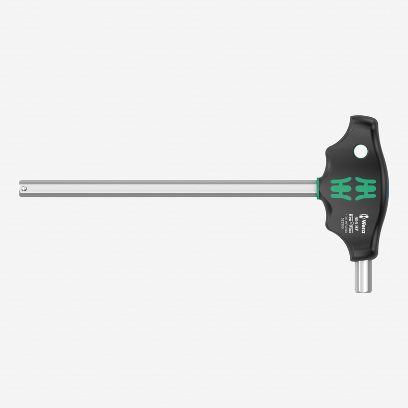 Wera 023355 Metric Hex-Plus T-handle with Holding Function, 10 x 200mm