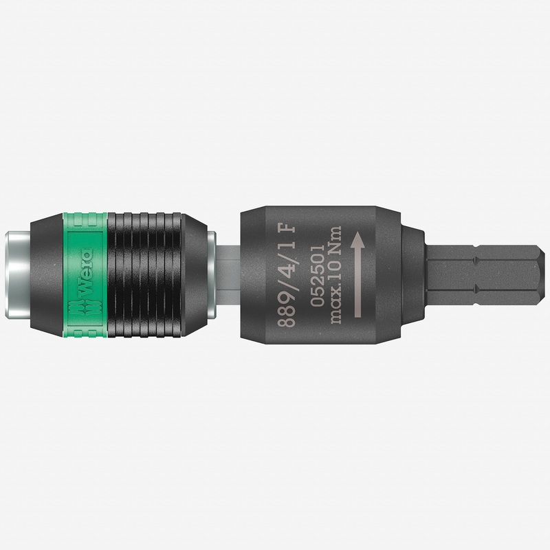 Wera 052501 Rapidaptor Free Spin Bit Holder for Torque Screwdrivers with Pistol Handle