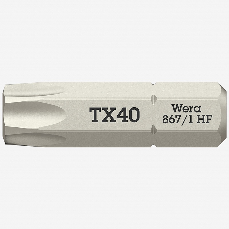 Wera 066145 Torx HF Bit, T40 x 25mm