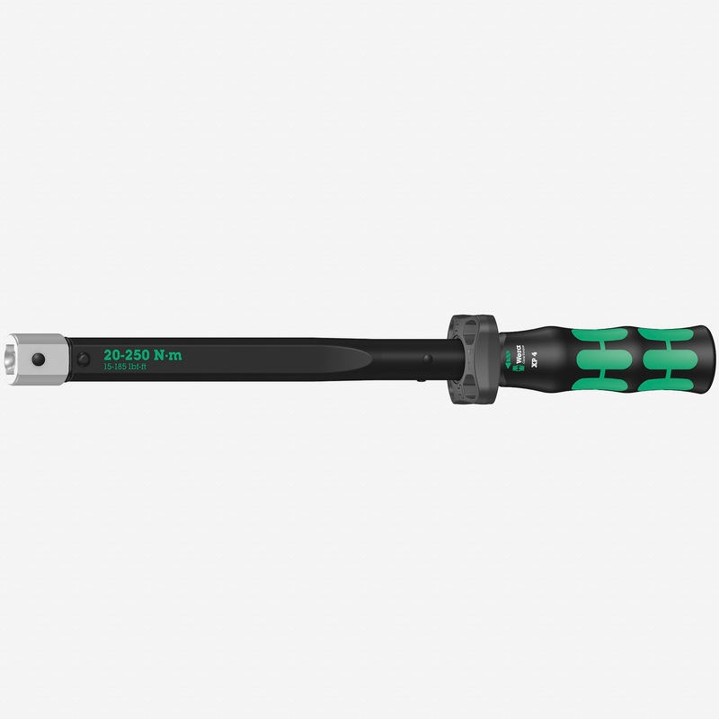 Wera 075673-001 Click-Torque XP 4 Pre-Set Torque Wrench for 14x18 Insert Tools, 20 Nm