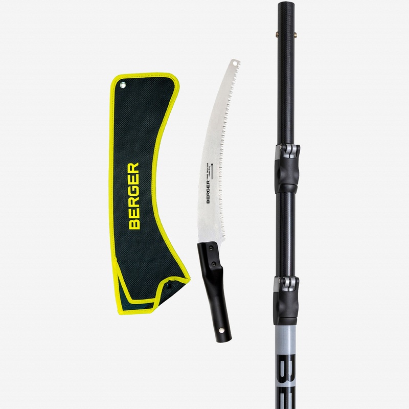 Berger ArboRapid 3-Section Carbon Fiber Pole Saw Set, 16.5'