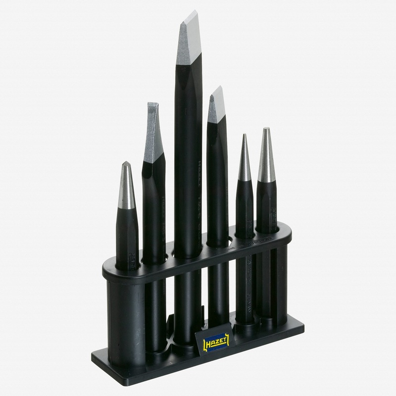 Hazet 750/6-1 Chisel, drift punch, centre punch set