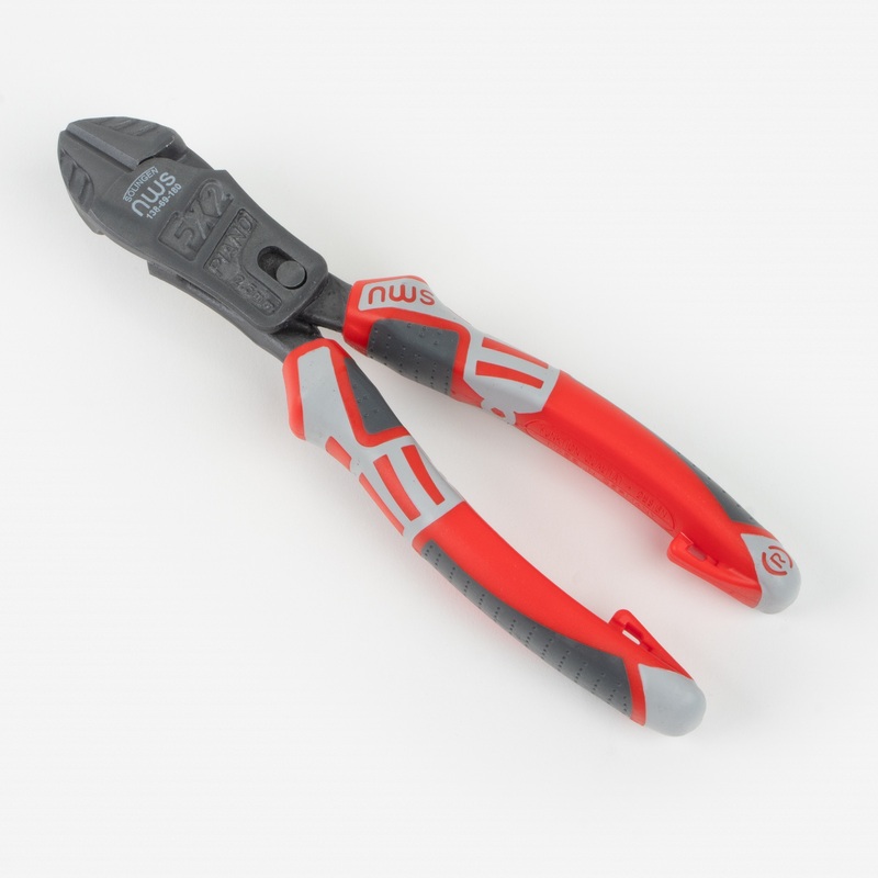 NWS 7" Heavy Duty Lever Side Cutter FantasticoPlus - TitanFinish - SoftGripp, Tethered Attachment
