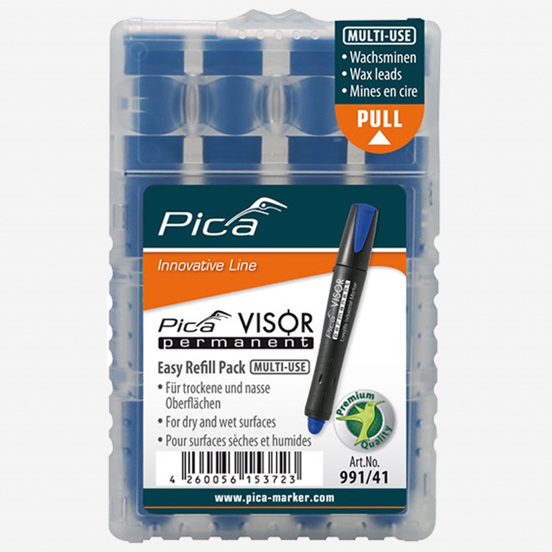 Pica VISOR permanent Refill Pack, 4 Pieces