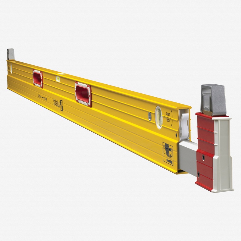 Stabila Type 106T Extendable Plate Level, 6' - 10' with Removable Stand-Offs