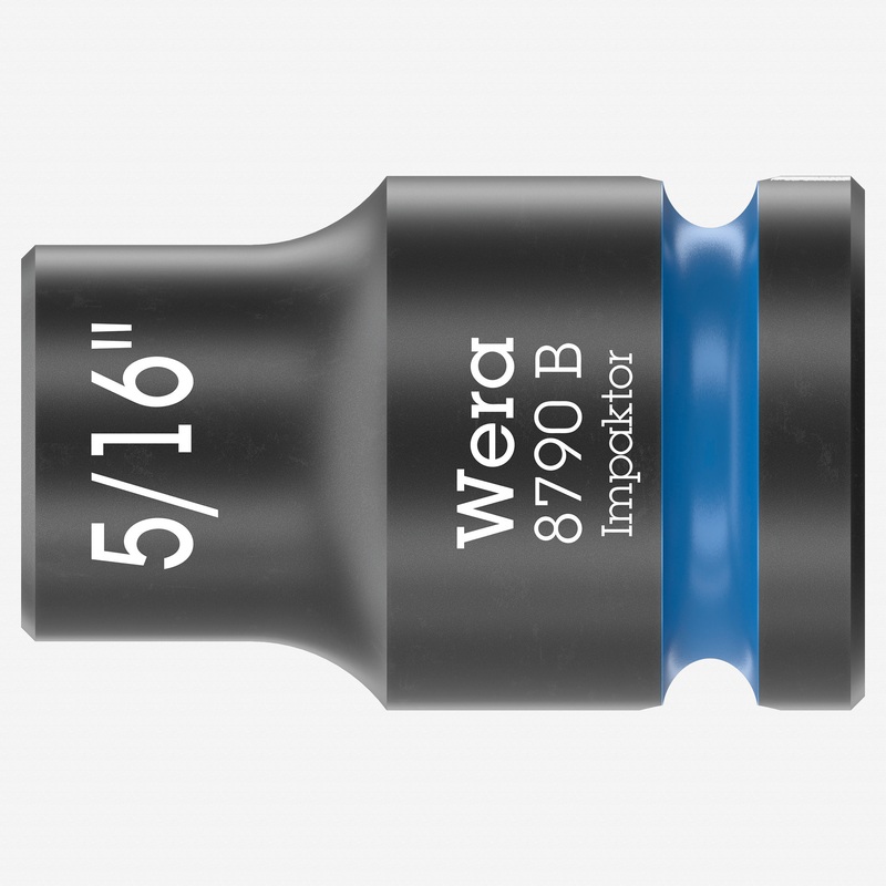 Wera 005515 8790 B 5/16" Impaktor Socket, 3/8" Drive, 6 Point