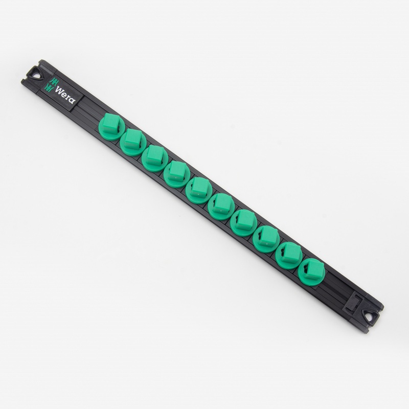 Wera 136422 Magnetic Socket Strip, 1/2" Square Drive, Empty