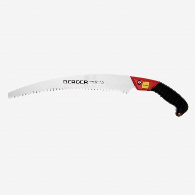Berger Curved Blade Pruning Saw with Sheath, 13"