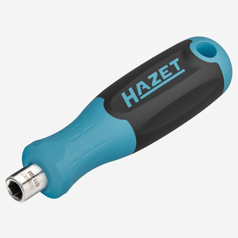 Hazet 811BM 1/4" Magnetic Bit Holding Screwdriver with 3K Handle, 115 mm