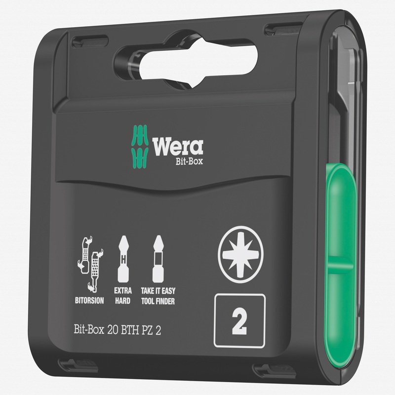 Wera 057762 Bit-Box 20 BTH PZ Pozidriv #2