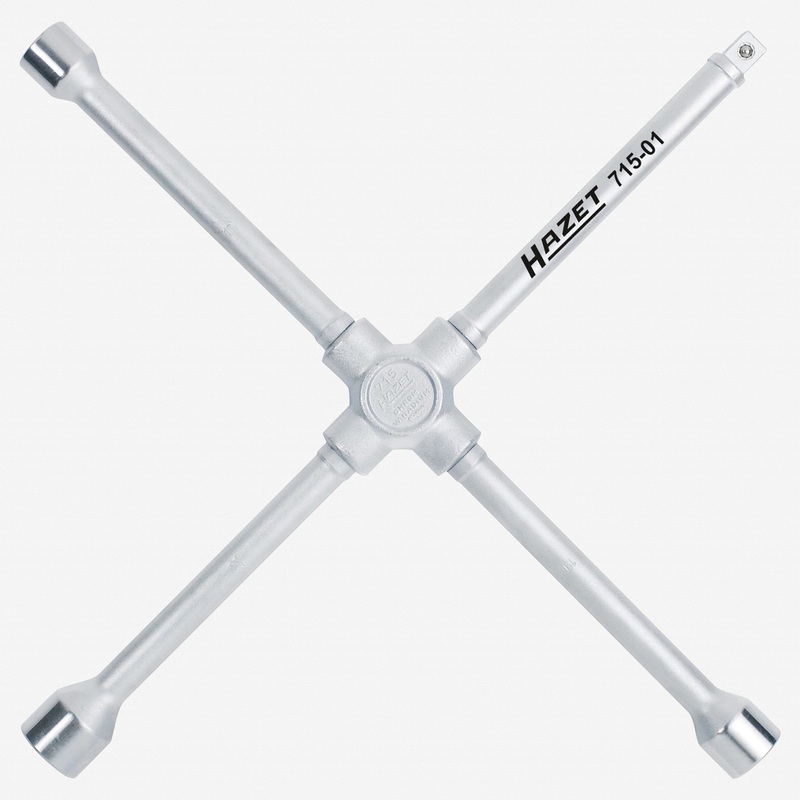 Hazet 715-01 Four-way rim wrench 17 x 19 x 22mm x 1/2" square