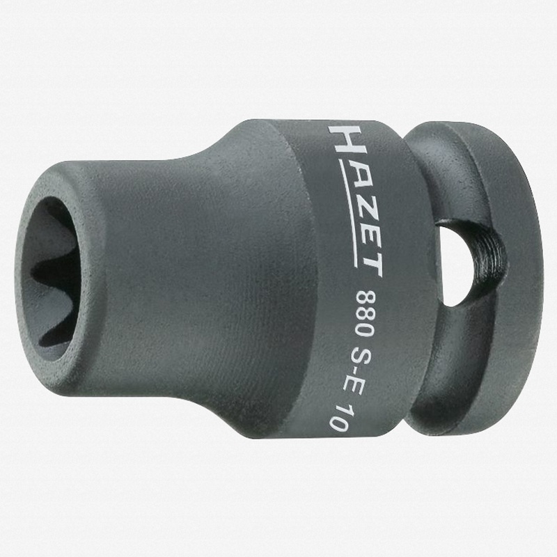 Hazet 880S-E10 External Torx Impact Socket, 3/8" Drive, Size E10