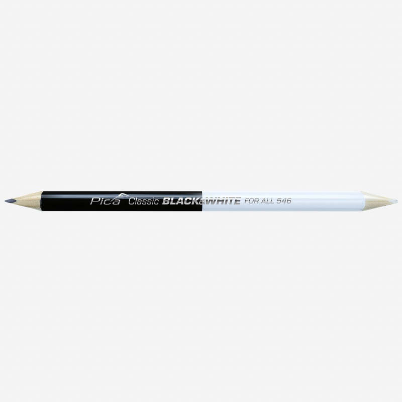 Pica Classic FOR ALL Universal Triangular Pencil, Black&White, 23cm, 10 Pieces