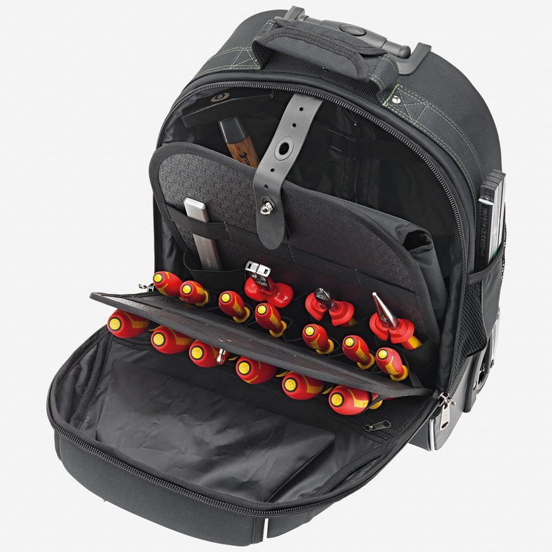 Stahlwille 13215/19 VDE MultiUse VDE Insulated Rolling Backpack Tool Set, 20 Pieces