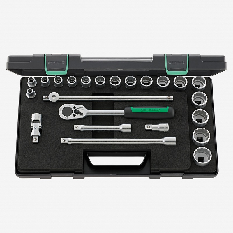Stahlwille 50a/17/6 Socket Set, 1/2" Drive, SAE, 3/8-1 1/4