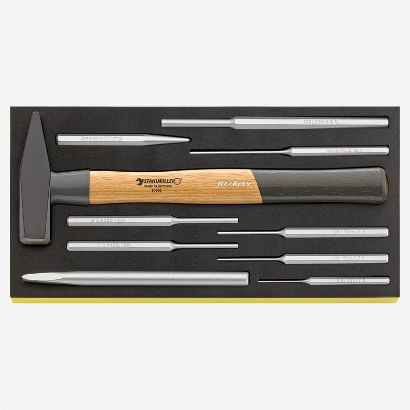 Stahlwille TCS 102-108/10960/10 Hammer, chisels etc. in TCS inlay