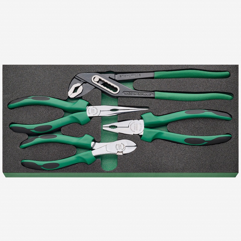 Stahlwille TCS 3 821/4 Pliers Set in Foam Inlay, 5 Pieces