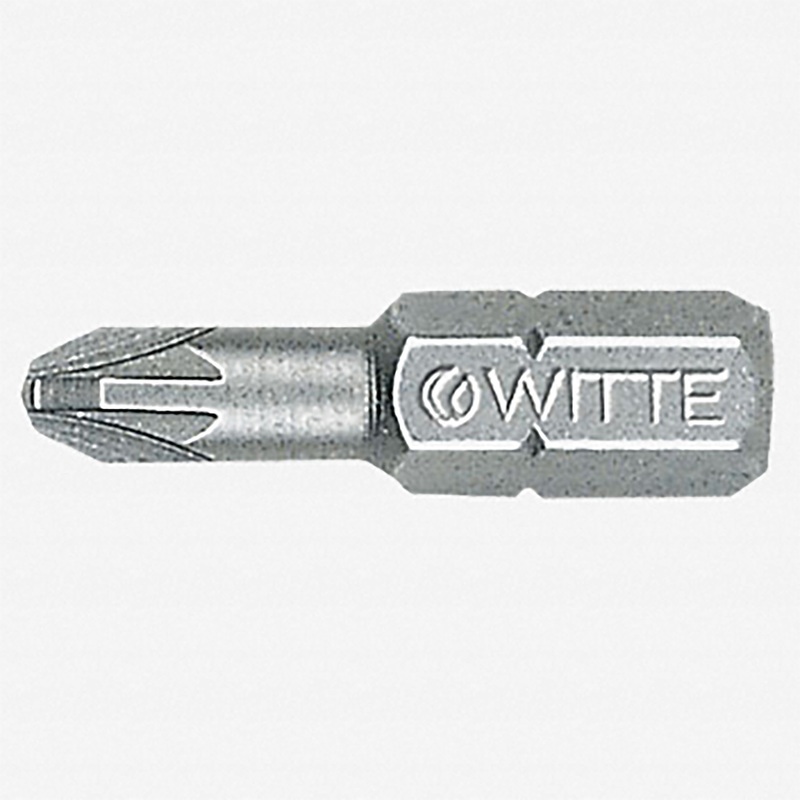 Witte Pro Pozidriv Bit with Truncated Tip, #2 x 25mm