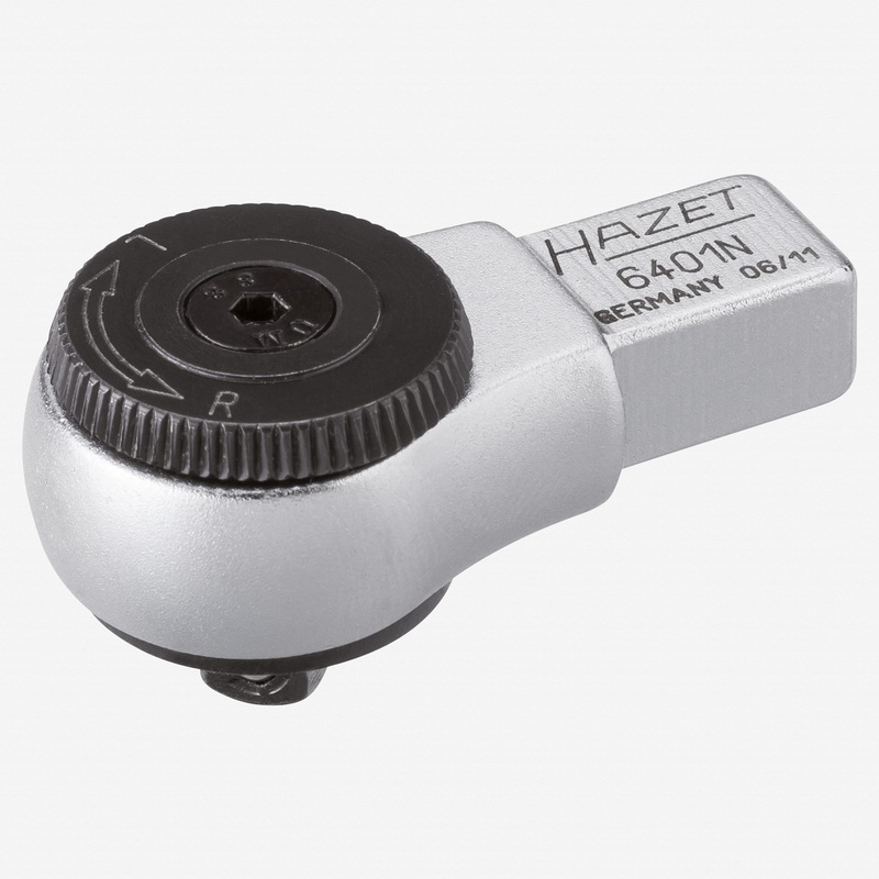 Hazet 6401N Insert reversible ratchet 9x12mm 1/4" output