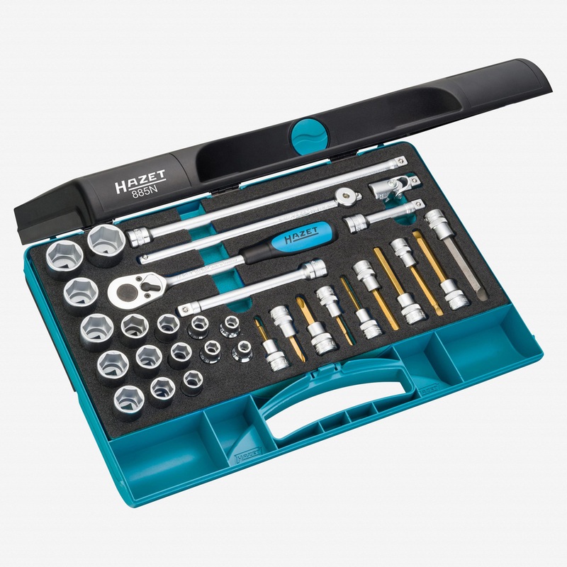 Hazet 885N 32 Pc 3/8" Socket and Bit Set