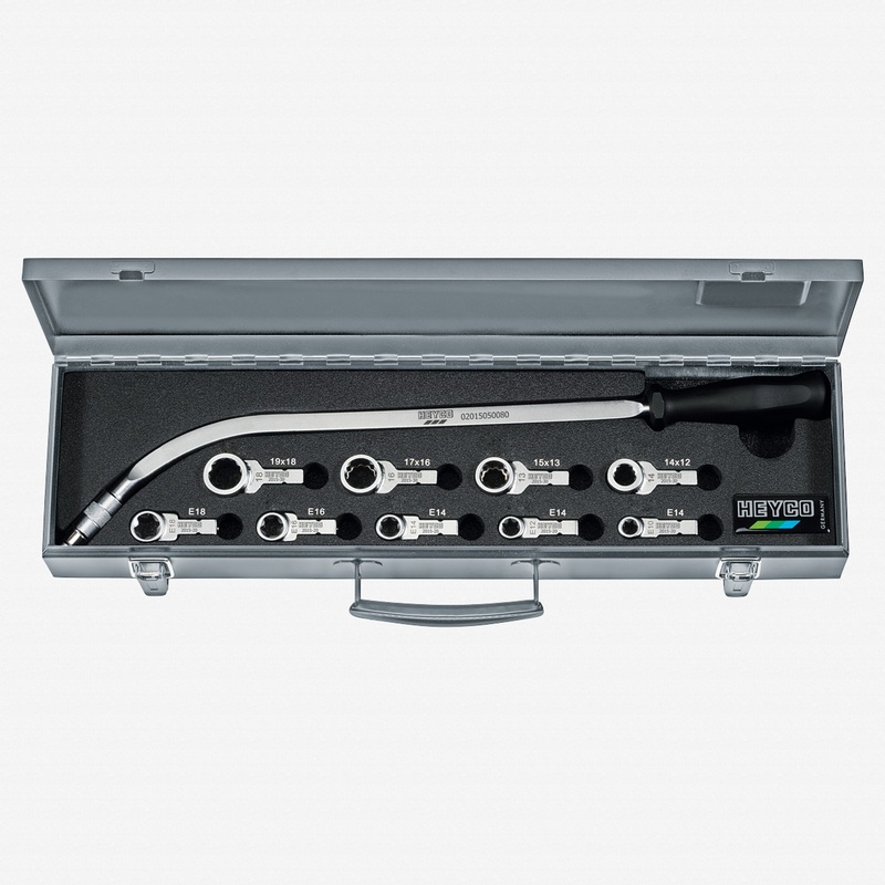 Heyco Universal V-Belt and Cam Belt Wrench Set, 10 Pieces