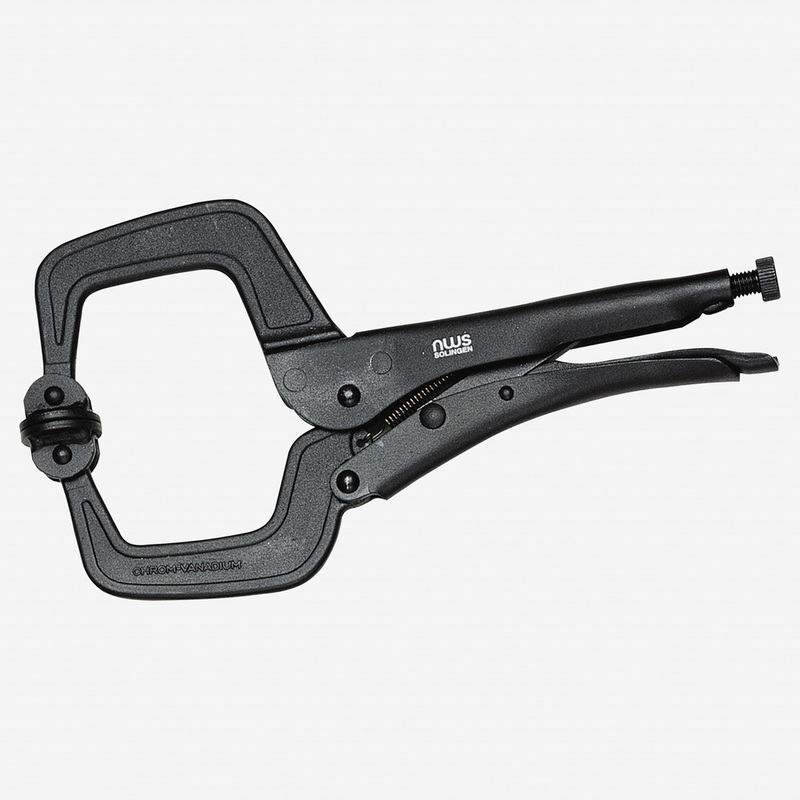 NWS 11" Parallel C-Clamp-Grip Pliers - Atramentized