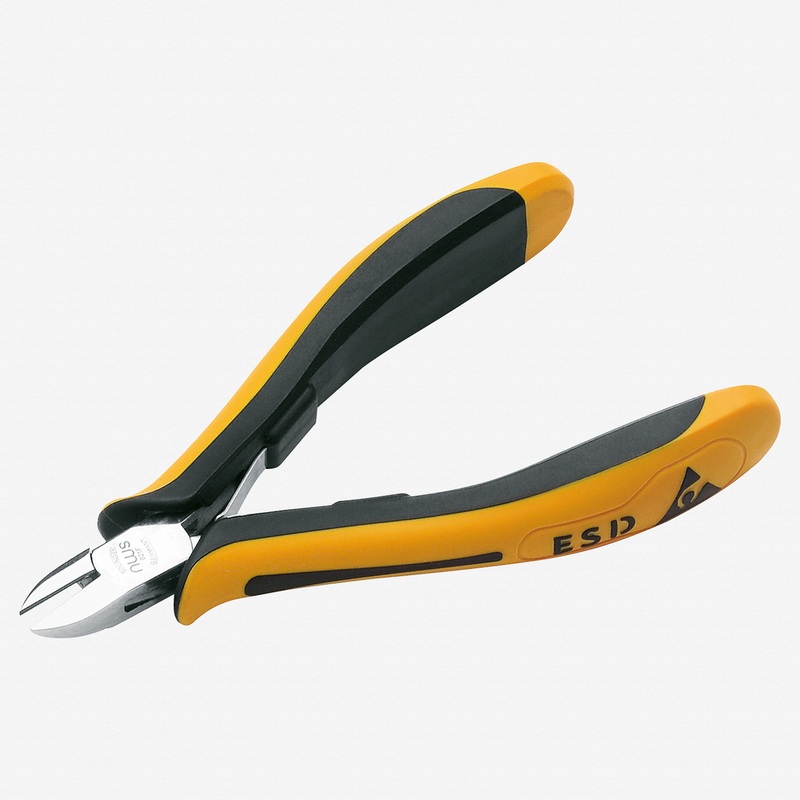 NWS 4.5" ESD Side Cutter - Flush Cut - SoftGripp